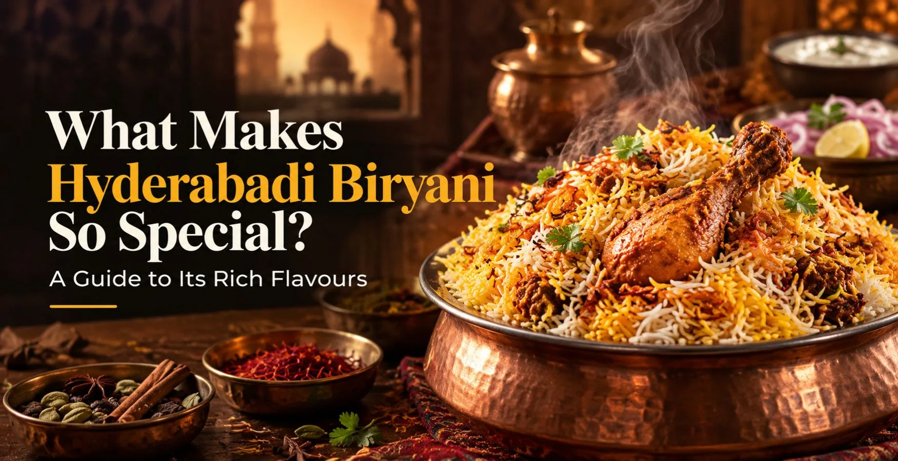 What Makes Hyderabadi Biryani So Special? A Guide to Its Rich Flavours